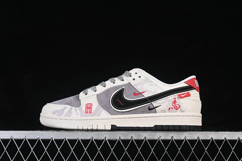 All categories Nk SB Dunk Series Nk SB Dunk Low High-end customized low-top sneakers Nike SB Dunk Low Bingwu limited edition High-end customized low-top casual sneakers YX5066-404